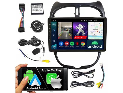 Autorádio NCS RS-305 Peugeot 206 206CC 1998-2012 Android Navigácia