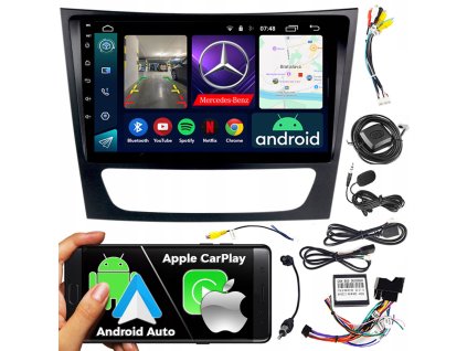Autorádio NCS RS-305 Mercedes-Benz Trieda E W211 2002–2009 Android Navigácia