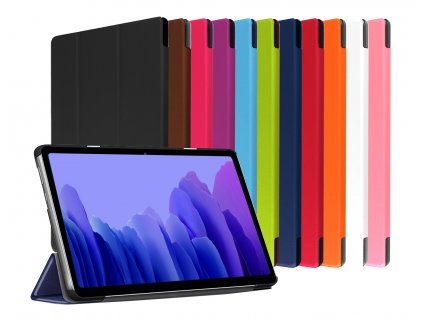 Luxury skládací pouzdro pro Samsung Galaxy Tab A7 10.4 (2020) SM-T500 SM-T505 (Barva Černá)