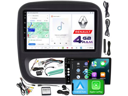 Autorádio NCS D9 Renault Trafic III 2014-2021 Android Navigácia 4GB LTE