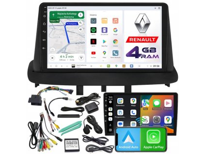 RADIO SAMOCHODOWE NCS D9 RENAULT MEGANE 3 III 2008 2014 ANDROID 4GB LTE