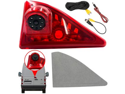 HD cúvacia kamera pre dodávku Nissan NV400 2010–2016, 6× IR, IP68, nočné videnie