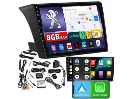 Autorádio NCS ZQ9 Peugeot Boxer II 2006-2014 Android Navigácia 8GB LTE