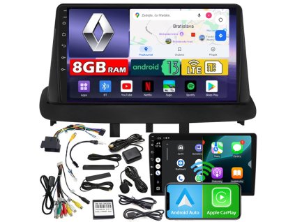 Autorádio NCS ZQ9 Renault Megane III 2008-2016 Android Navigácia 8GB LTE