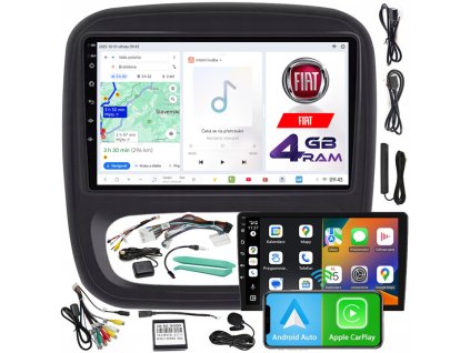 Autorádio NCS D9 Fiat Talento 2016-2020 Android Navigácia 4GB LTE