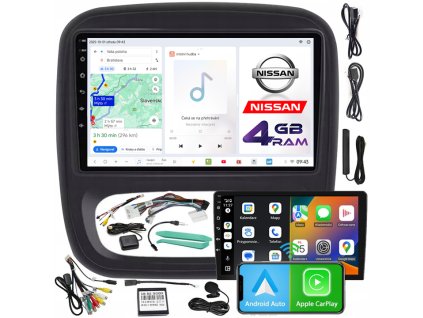 Autorádio NCS D9 Nissan NV300 2016-2020 Android Navigácia 4GB LTE