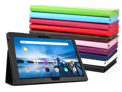 Skládací pouzdro pro Lenovo Tab M10 10.1 TB-X505F/L TB-X605F/L (Barva Černá)