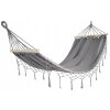 Hamak Ogrodowy Hustawka Boho Szary 200x100