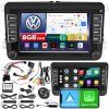 RÁDIO NAVIGÁCIA NCS ZV7 ANDROID VW PASSAT B7 2010-2014 8GB LTE