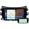 AUTORÁDIO NCS ZQ9 Nissan Navara IV 2015-2024 ANDROID 8GB LTE CANBUS