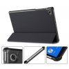 Luxury skládací pouzdro pro Lenovo Tab M10 FHD Plus 10.3 TB-X606F/L TB-X606X (Barva Černá)