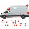 Cúvacia kamera pre dodávku Ford Transit 2014–2018, IP68, Anti-Fog, HD, 6× IR, Night Vision