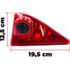 HD cúvacia kamera pre dodávku Renault Master 2010-2016, 6× IR, IP68, nočné videnie