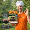 Ohnivzdorná ochranná podložka pod gril Activa Angular