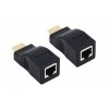 349 5 prevodnik hdmi pres konektor rj45 cat 5e 6 4k verze