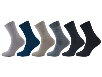 Pánské ponožky LUX žebro - balení 5 párů - NOVINKA
