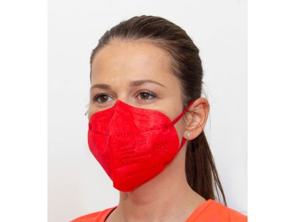 1610 respirator ffp2 cerveny