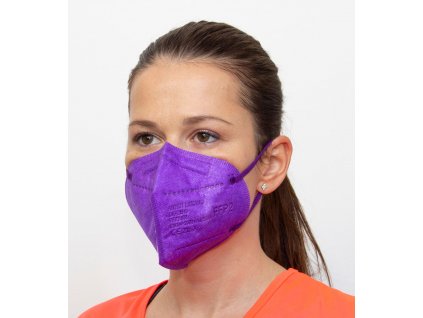 1613 respirator ffp2 fialovy