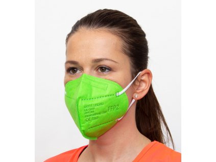 1616 respirator ffp2 hraskove zeleny