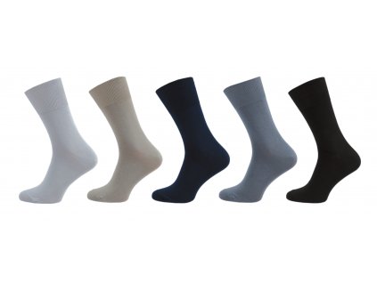Zdravotní ponožky s BIO bavlnou a stříbrem 1021 - balení 5 párů