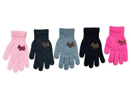Dětské rukavice NOVIA | N045 s pejskem
