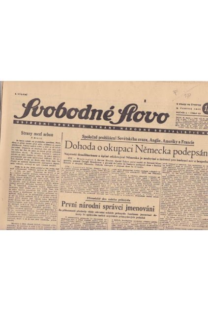 svobodné slovo