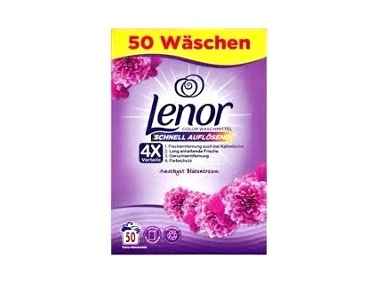LENOR COLOR Szines mosopor 50 mosas 3kg AMETHYST BLUTENTRAUM DE