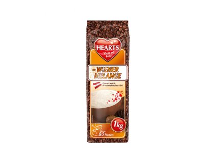 Hearts Cappuccino Wiener Melange 1 kg kafferoma