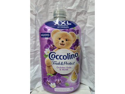 Coccolino öblítő koncentrátum orchidea viola & mirtilli,  76 mosás