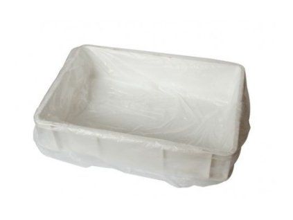 Pytel do přepravek HDPE 650+450x650 transparent