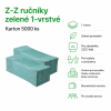 Z Z ručníky zelené 1 vrstvé 2