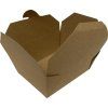 Menu box kraft 1300 ml papírový na jídlo detail
