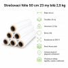 Strečovací fólie 50cm 23my bílá 2,5kg 2
