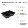 Miska zatavovací 225 x 175 x 45 mm 2 dílná 2