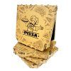 Krabice na pizzu 33x33x3cm hnědo - hnědá, univerzální potisk