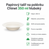 Papírový talíř na polévku 350ml Chinet hluboký 2
