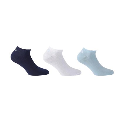 pack 3 calcetines invisibles f9100 fila sky