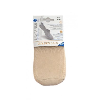 2PACK Unisex nízké ponožky SALVAPIEDE SPORTY - natural
