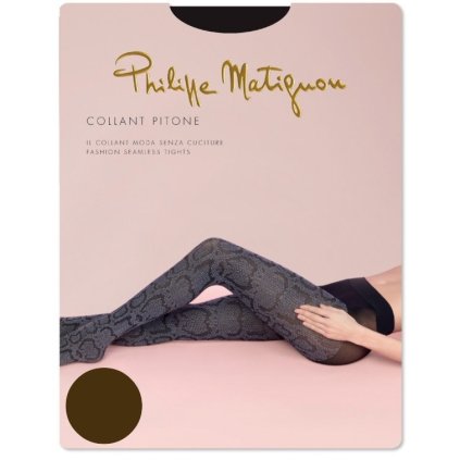 Fashion punčochové kalhoty PITONE - marrone/nero