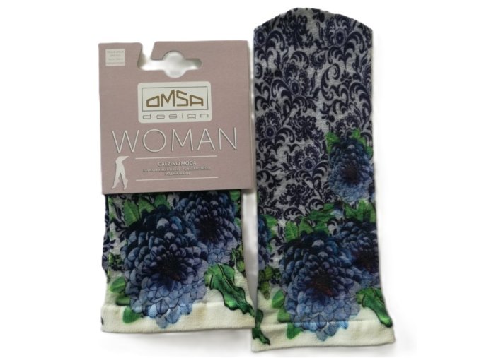 Trendy dámské ponožky FIORI BLU