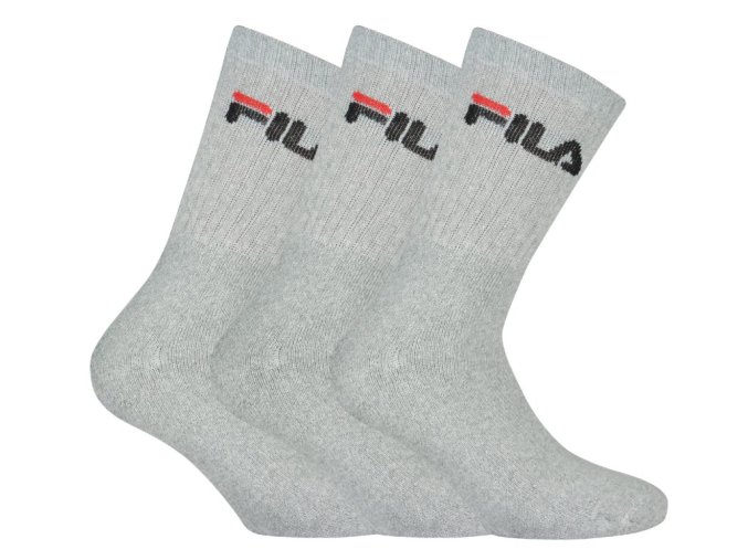 3PACK Ponožky FILA - grey