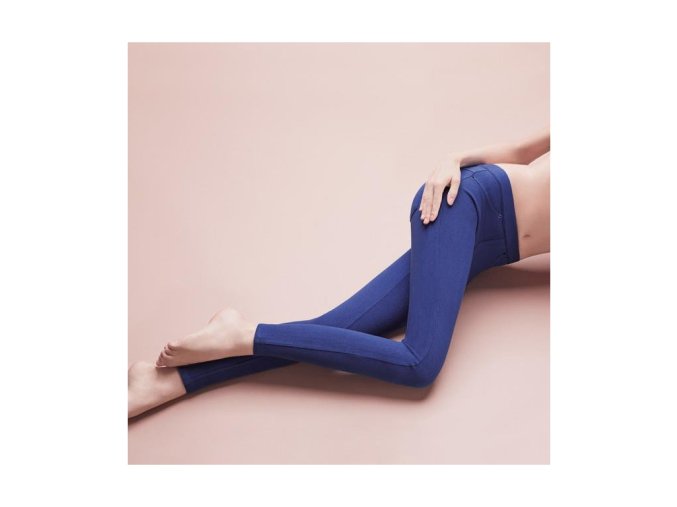 Dámské kalhotové legíny REVE JEANS - blue cobalto
