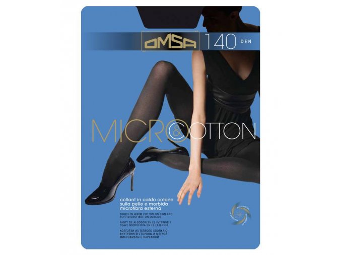 MICRO & COTTON punčochové kalhoty 323OM