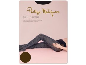 Fashion punčochové kalhoty PITONE - marrone/nero