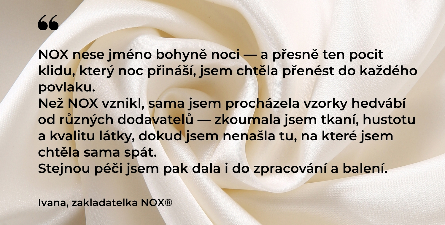 Ivana-zakladatelka- české- značky- hedvábí-NOX