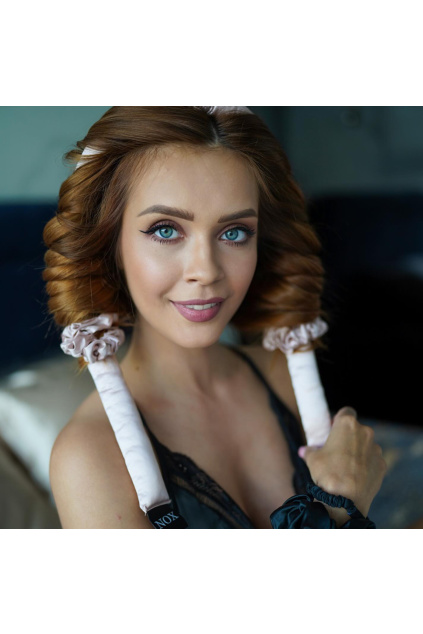 Hedvábná natáčka Heatless curl NOX
