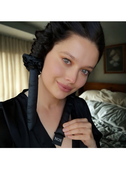Hedvábná natáčka Heatless curl NOX