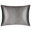 Hedvábný povlak na polštář NOX| ocelově šedá