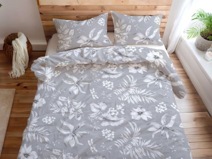 flanelove obliecky jasenik siva