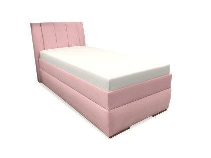 Jednolozkova calunena postel BEATRIX